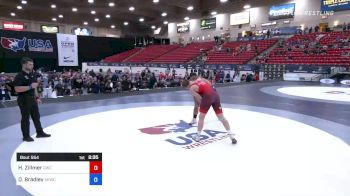 125 kg Final - Hayden Zillmer, Gopher Wrestling Club - RTC vs Dominique Bradley, Sunkist Kids Wrestling Club