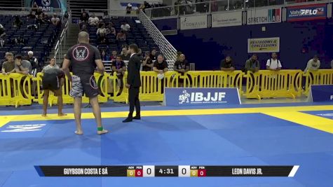Leon Davis Jr. vs Guybson Costa E Sá 2025 Pan IBJJF Jiu-Jitsu No-Gi Championship