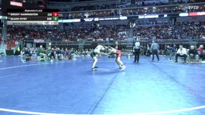 3A-126 lbs Cons. Round 2 - Brody Harrington, Clinton vs Elijah Hyet, Dubuque Hempstead