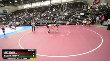 193 lbs Champ. Round 3 - Carter Johnson, Skyridge High School vs Joey Adams, Lone Peak High School