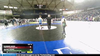 94 lbs Quarterfinal - Casen Tomlinson, Washington vs Parker Bundy, Liberty Warriors Wrestling Academy
