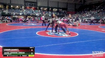 1A-126 lbs Semifinal - Haven Johnson-Jordan, Irwin County vs Conner Doherty, Mt. Pisgah Christian School