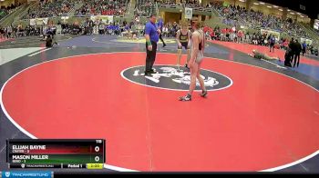 115 lbs Finals (8 Team) - Mason Miller, Bend vs Elijah Bayne, Crater