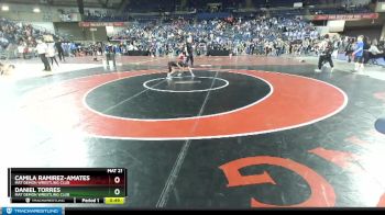 53 lbs Semifinal - Camila Ramirez-Amates, Mat Demon Wrestling Club vs Daniel Torres, Mat Demon Wrestling Club