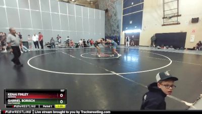 157 lbs Semifinal - Gabriel Borisch, Southridge vs Kenai Finley, Wapato