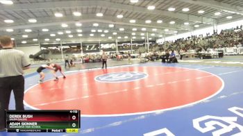 4-113 lbs Semifinal - Adam Skinner, Woodgrove High School vs Derek Bush, Salem (Salem)