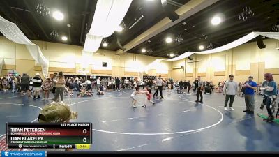 48 lbs 1st Place Match - Titan Petersen, Bonneville Idaho Wrestling Club vs Liam Blakeley, Fremont Wrestling Club