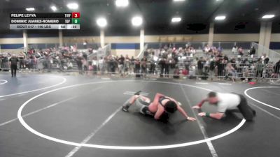 146 lbs Quarterfinal - Felipe Leyva, Tuff Kidz Outlaws WC vs Dominic Juarez-Romero, Top Rank Hammers