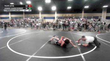 146 lbs Quarterfinal - Felipe Leyva, Tuff Kidz Outlaws WC vs Dominic Juarez-Romero, Top Rank Hammers