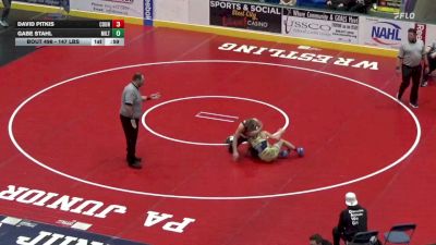 147 lbs Round Of 32 - David Pitkis, Council Rock South vs Gabe Stahl, Milton
