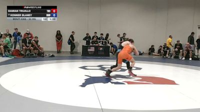 55 kg Cons. Rd Of 16 - Damian Trujillo, Tiger Wrestling Club vs Konner Blaney, Beast Mode Wrestling