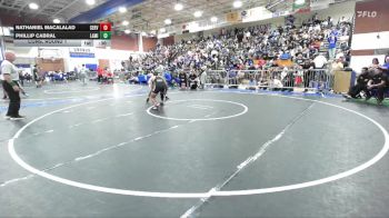 157 lbs Cons. Round 1 - Phillip Cabral, La Mirada vs Nathaniel Macalalad, Servite