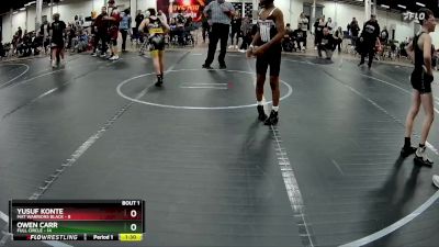 92 lbs Finals (2 Team) - Owen Carr, Full Circle vs Yusuf Konte, Mat Warriors Black