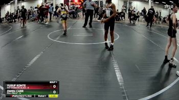 92 lbs Finals (2 Team) - Owen Carr, Full Circle vs Yusuf Konte, Mat Warriors Black