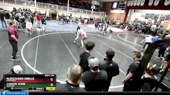 138 lbs Cons. Round 1 - Carson Kline, Reardan vs Alekzander Isbelle, University