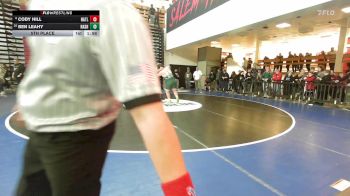 285 lbs 5th Place - Cody Hill, North Attleborough vs Ben Leahy, Nashoba