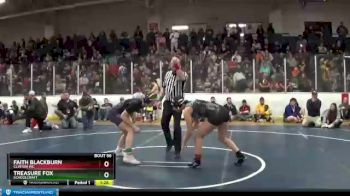 139 lbs Semifinal - Treasure Fox, Schoolcraft vs Faith Blackburn, Clinton WC