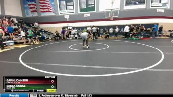 215 lbs Quarterfinal - Brock Dodge, Klein Oak vs Gavin Johnson, Kinkaid School