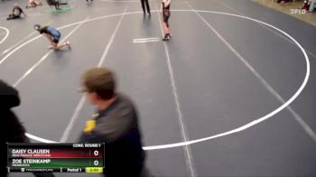 Cons. Round 1 - Daisy Clausen, New Prague Wrestling vs Zoe Steinkamp, Minnesota