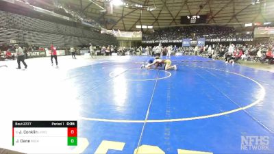 2A 215 lbs 7th Place Match - Jimmy Conklin, Lakewood vs Jack Dane, Rochester