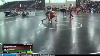 165 lbs 2nd Wrestleback (16 Team) - Zach Altman, Adrian vs Ryker Kurimski, Coe