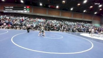 130 lbs Cons. Round 6 - Kara Lowe, Inderkum vs Faith Raji, Will C. Wood