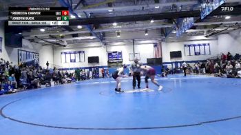 Girls 165 lbs Cons. Semi - Rebecca Carver, Long Beach vs Jordyn Buck, Vancleave High School