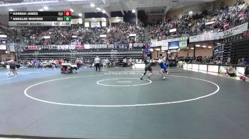 190 lbs Champ. Round 1 - Hannah James, Ellis HS vs Annalee Winters, Neodesha HS