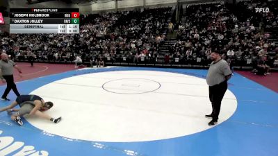 4A 113 lbs Semifinal - Daxton Jolley, Payson vs Joseph Holbrook, Ridgeline