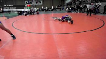150 lbs Cons. Round 2 - Jayden Zachary, Dowling Catholic vs Talen Daily, Arkansas City