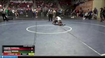 145 lbs Champ. Round 2 - Khaleal Henson, Porter Ridge vs Cooper Marshall, Ardrey Kell