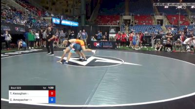 170 lbs Rnd Of 128 - Talan Keoughan, Illinois vs Chase Amspacher, Pennsylvania