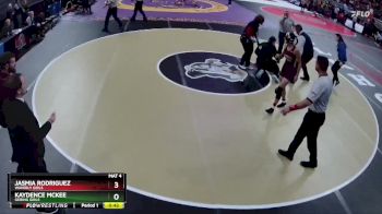 Cons. Round 3 - Kaydence Mckee, Gering Girls vs Jasmia Rodriguez, Waverly Girls