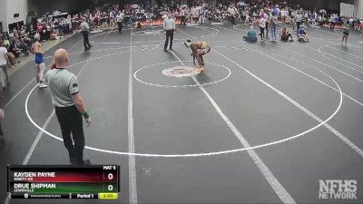 1A/2A 152 Semifinal - Drue Shipman, Lewisville vs Kayden Payne, Ninety Six