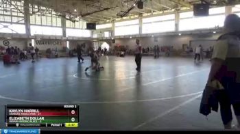 106 lbs Round 2 (4 Team) - Kaylyn Harrill, Charlies Angels Pink vs Elizabeth Dollar, Indiana INFERNO BLACK