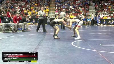 2A-126 lbs Cons. Round 3 - Jacob Moeckly, North Polk vs Charlie Showalter, Hampton-Dumont-CAL