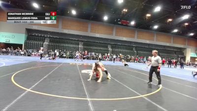 285 lbs Cons. Round 2 - Jonathan McBride, Calaveras vs Marques Lemus-tena, North Eugene