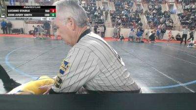 85_B lbs Round Of 32 - Luciano Stabile, Franklin Regional vs John Avery Smith, Connellsville