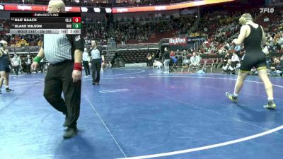 2A-165 lbs Champ. Round 2 - Blake Wilson, Burlington Notre Dame vs Raif Baack, Clear Lake