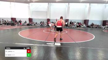 184 lbs Round Of 16 - Braxton Lewis, Virginia Military Institute vs Dominic Solis, Maryland - UNATT