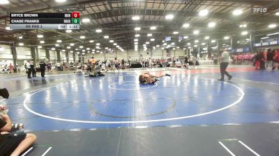 132 lbs Rr Rnd 3 - Bryce Brown, Iron Faith Black - HSB vs Chase Franks, Roughnecks - HSB