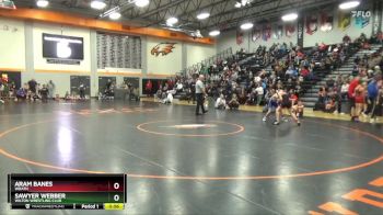 N-10 lbs Quarterfinal - Aram Banes, Wrath vs Sawyer Webber, Wilton Wrestling Club