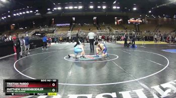 165 lbs Round 1 - Tristian Pardo, Maximum Performance vs Matthew Hassenboehler, Rummel High School