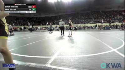 120 lbs Round Of 32 - Sean Taylor, Sallisaw Takedown Club vs Jaxon Rickers, Woodward Youth Wrestling