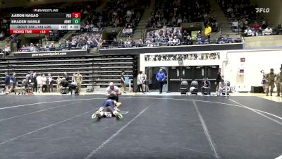 141 lbs Final - Aaron Nagao, Penn State vs Braden Basile, Army