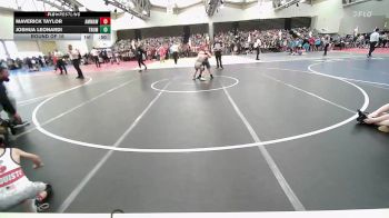 112-B lbs Round Of 16 - Maverick Taylor, AMERICAN MMA AND WRESTLING vs Joshua Leonardi, Truman Rams