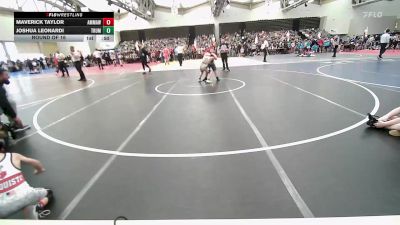 112-B lbs Round Of 16 - Maverick Taylor, AMERICAN MMA AND WRESTLING vs Joshua Leonardi, Truman Rams