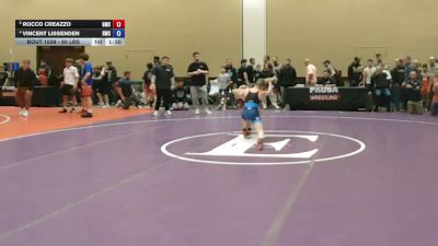 80 lbs Quarters - Rocco Creazzo, Grit Mat Club vs Vincent Lissenden, Ruthless Wrestling Club