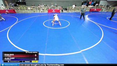 145 lbs 1st Place Match - Ryan Rios, California vs Alias Raby, California