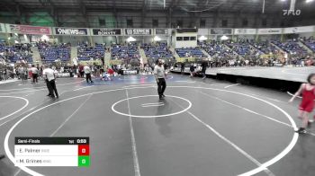 55 lbs Semifinal - Easton Palmer, Independent vs Mansa Hannibal Grimes, Knights Wrestling